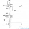 Kohlman Foxal Podtynkowa bateria umywalkowa QW185F